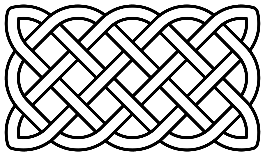 Скифский орнамент плетенка