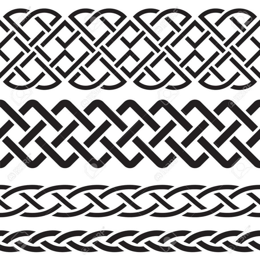 Плетеный узор