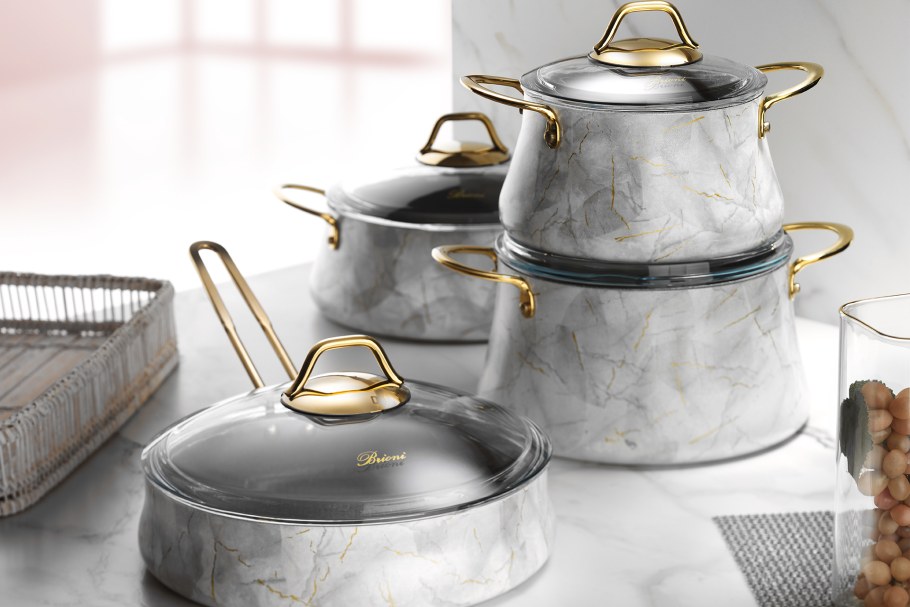 Набор посуды tac, покрытие "гранит", 7 предметов