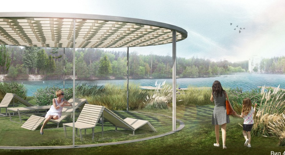 Лаунж зона в офисе