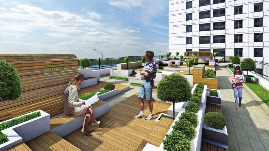 Зеленая зона в школе будущего