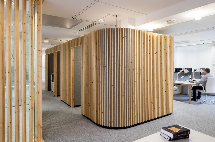 Офисные перегородки деревянные