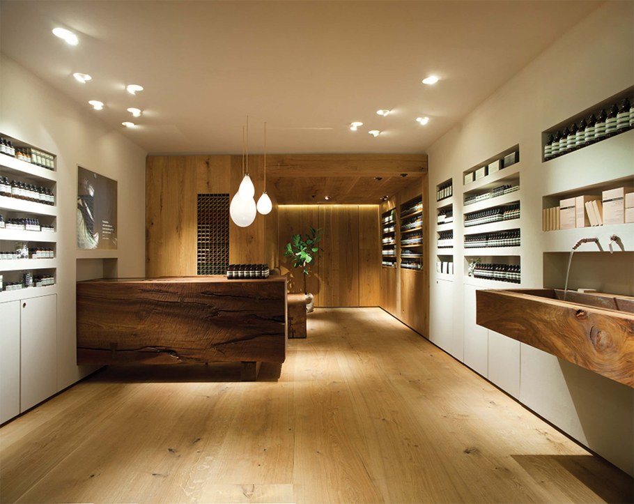 Ресепшн в стиле эко лофт