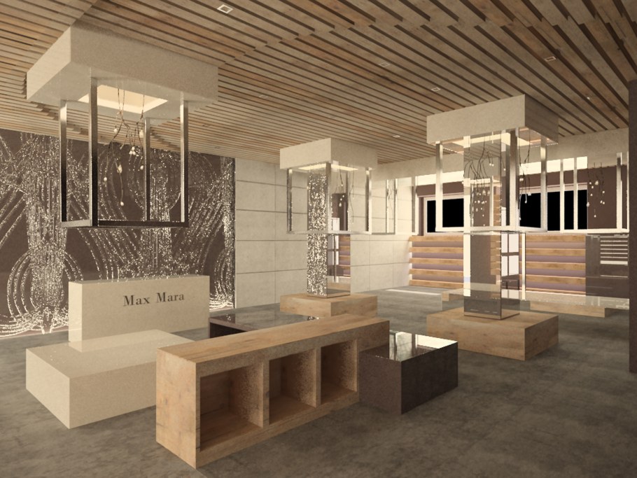 Проект интерьера магазина