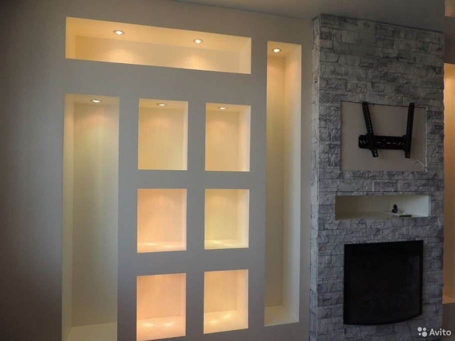 Фигурные арки из гипсокартона