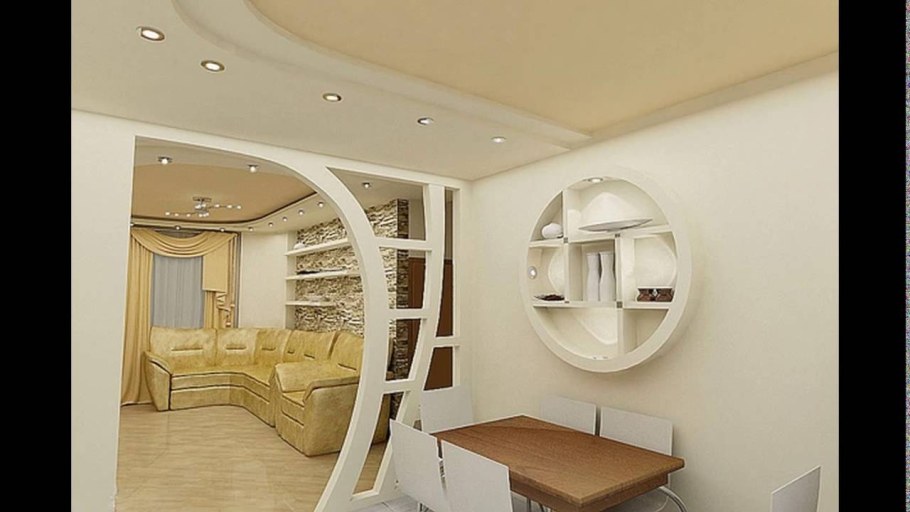 Межкомнатные перегородки из гипсокартона декоративные