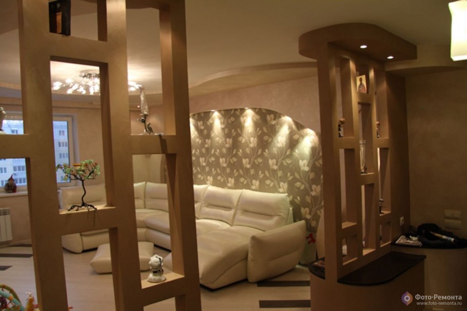 Арка из гипсокартона межкомнатная