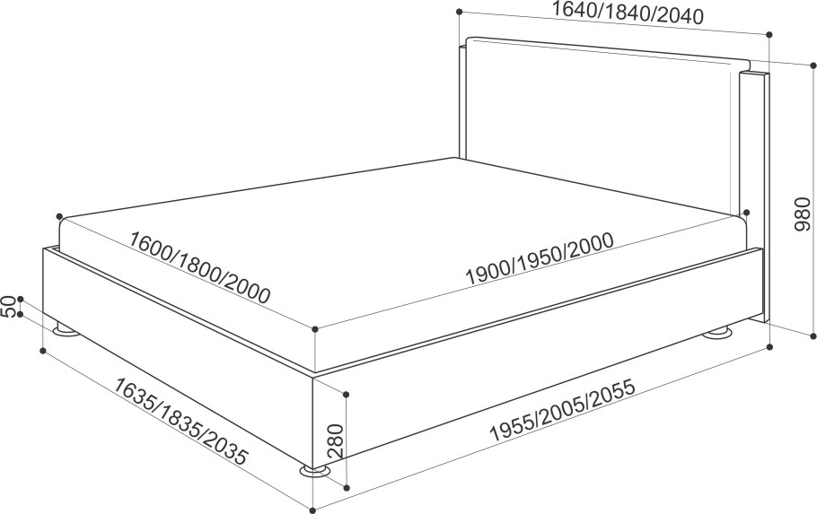 Кровать Promtex-Orient Мелори
