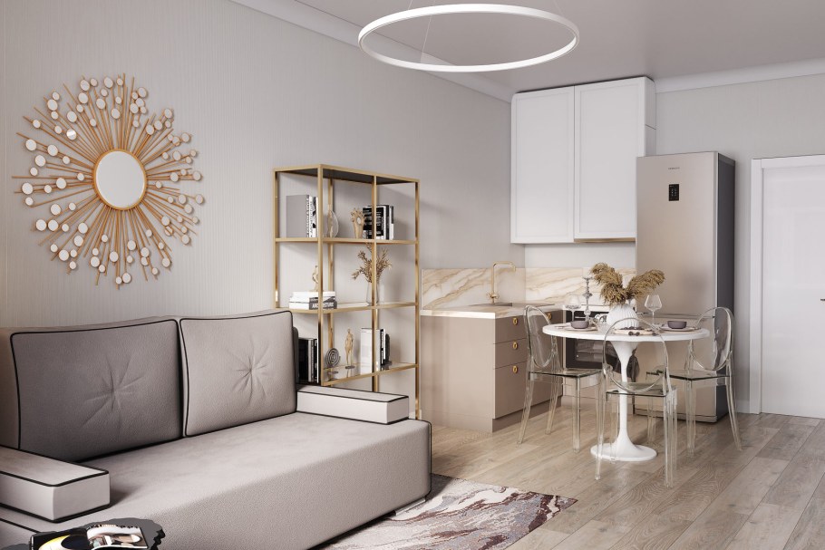 Интерьер маленькой комнаты