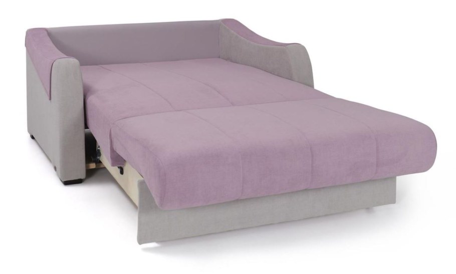 Диван спальный двухместный раскладной розовый