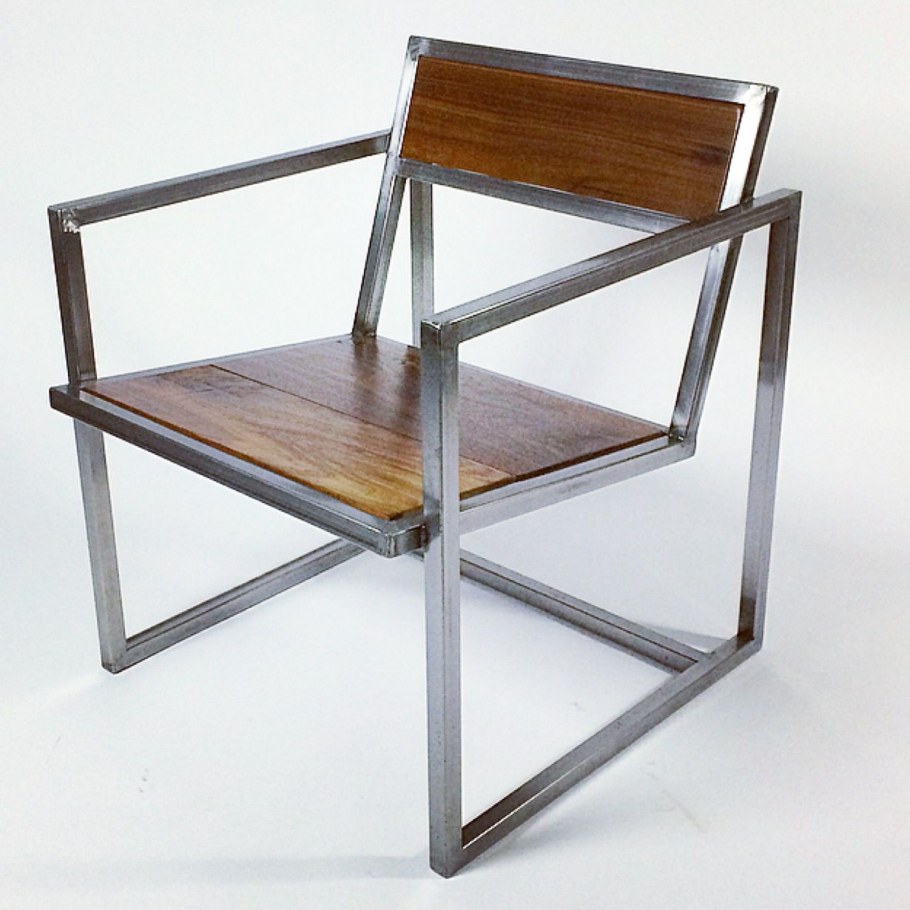 Кресло лофт из профильной трубы 80 40