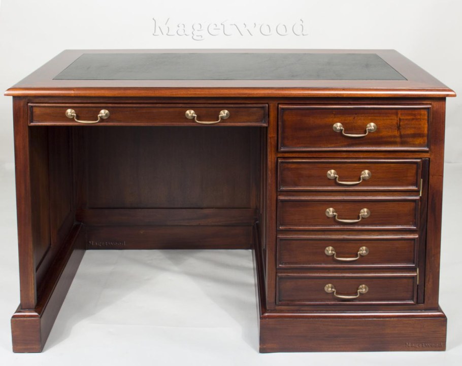 Ministero in-2090(т) стол письменный с тумбами/ta16g (200*90h80) (орех)