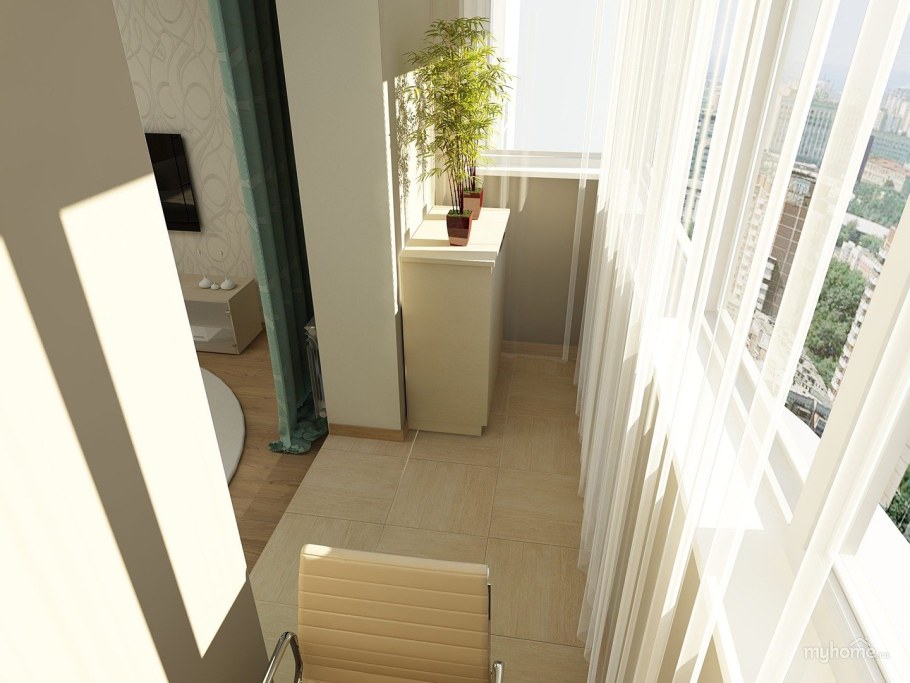 Визуализация балкона