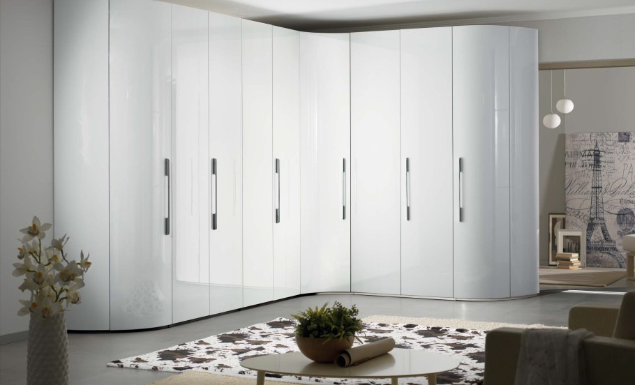 Шкаф Астрон белый глянец