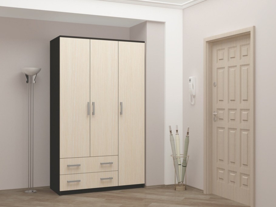 Шкаф трехстворчатый ЛДСП 1200 мм Форес