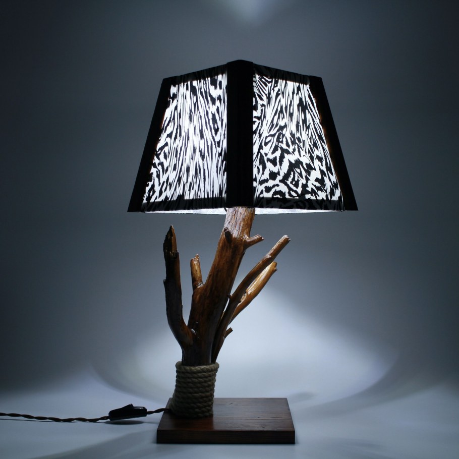 Лампа из слэба