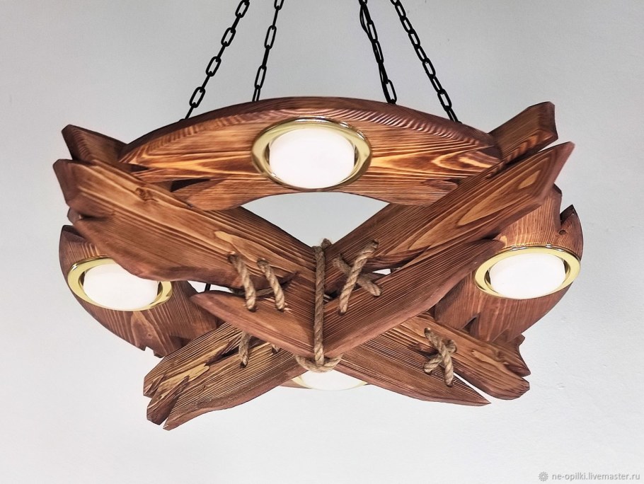 Светильник из стеклянной банки