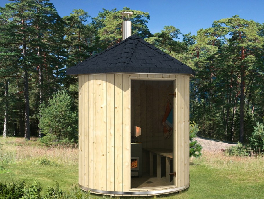 Баня бочка вертикальная
