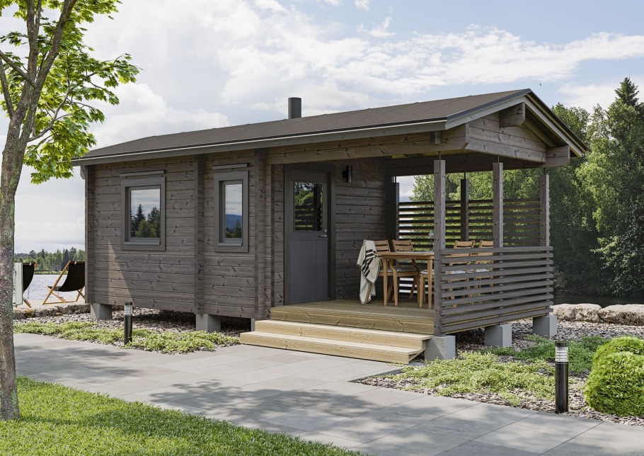 Небольшая баня для дачи