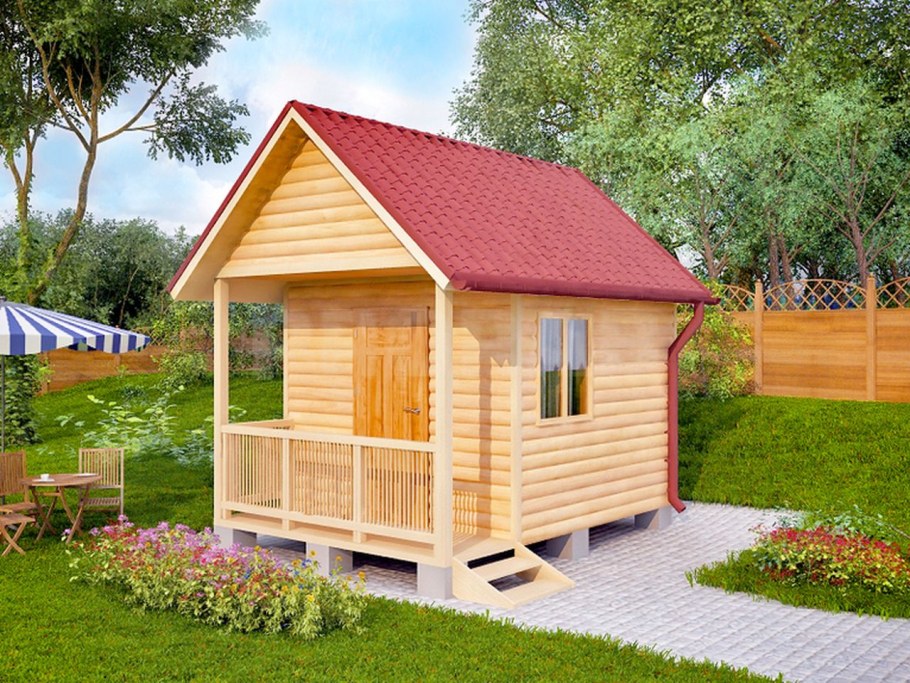 Баня 3х3 на даче