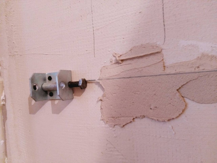 Штукатурка цементно-Песчаная на стене