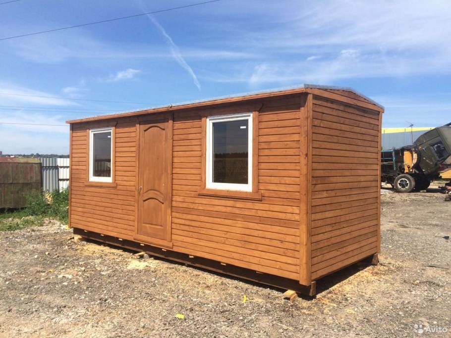 Деревянные вагончики для жилья
