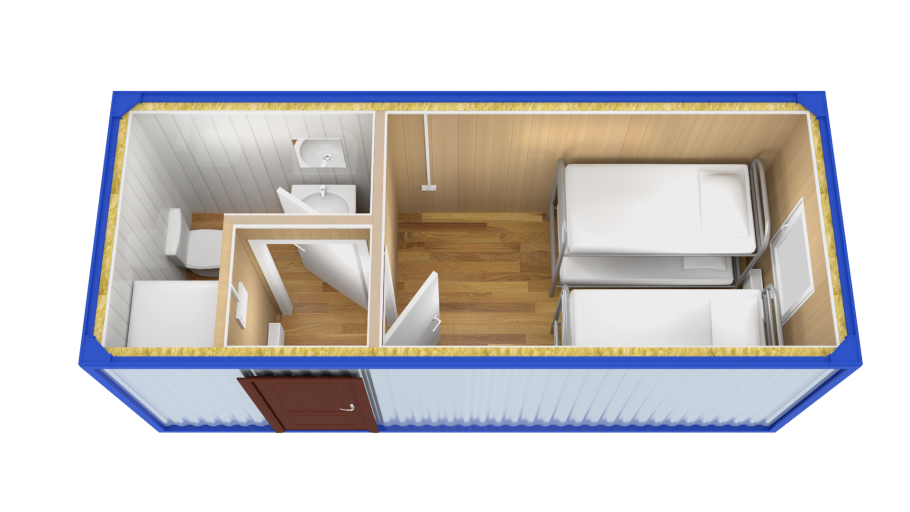 Модуль жилой 6х2.4 минидом