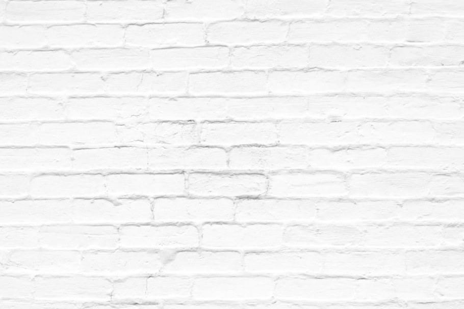 Белая кирпичная стена