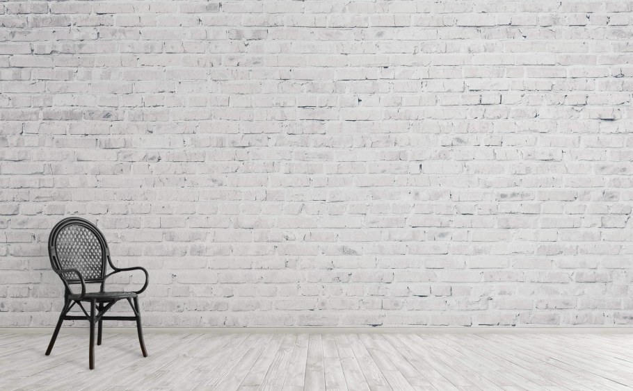 Красивая белая стена