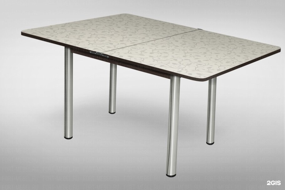 Стол раскладной "ломберный" 800 пластик/ноги хром