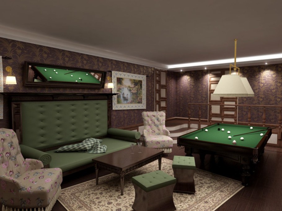 Мебель для бильярдной комнаты