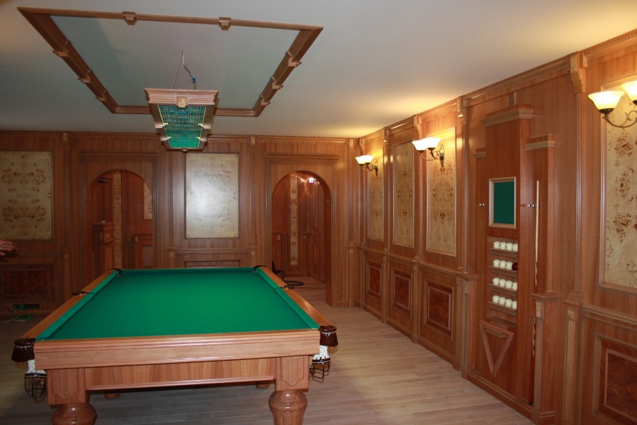 Дизайн бильярдного клуба