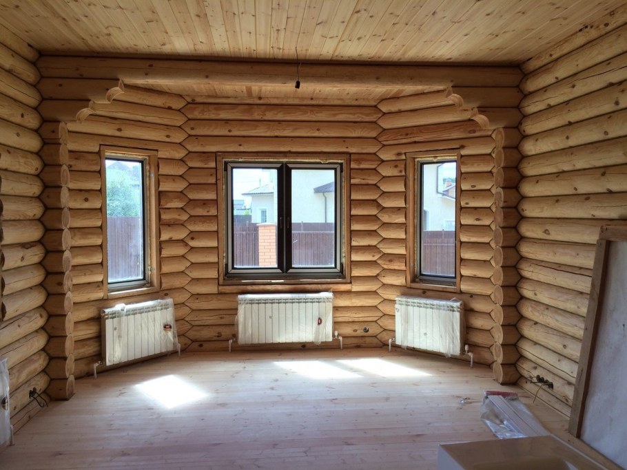 Отделка старого дома внутри