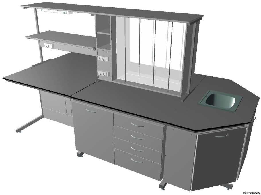 Стол лабораторный ЛСК-01 кедр