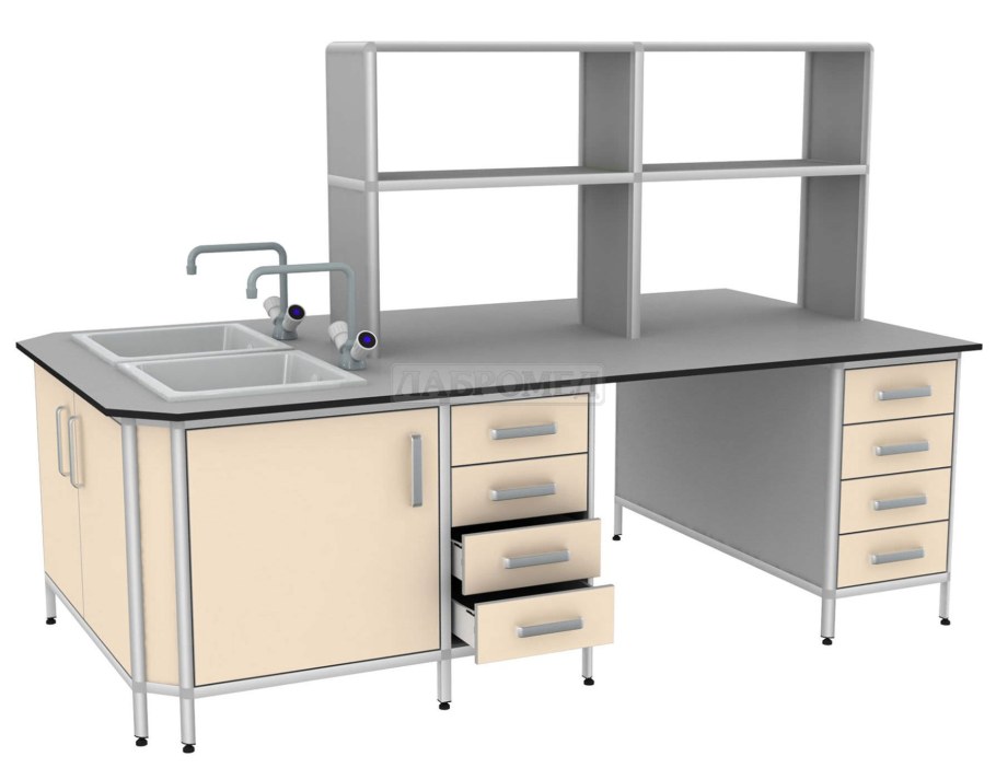 Стол островной с мойкой СКДЛ 4-2