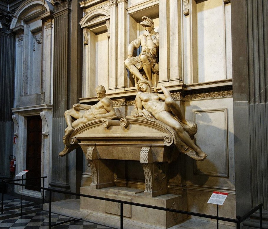 Микеланджело надгробие Медичи Флоренция