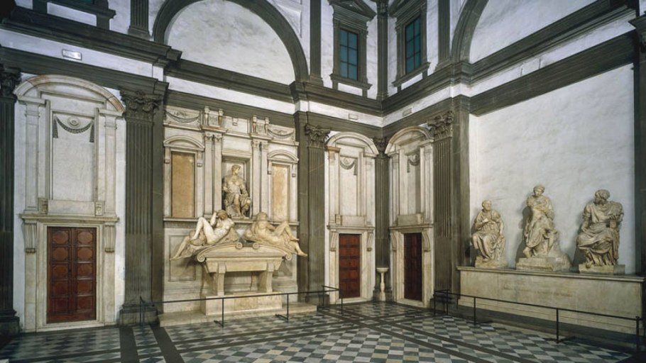 Капелла Медичи Микеланджело