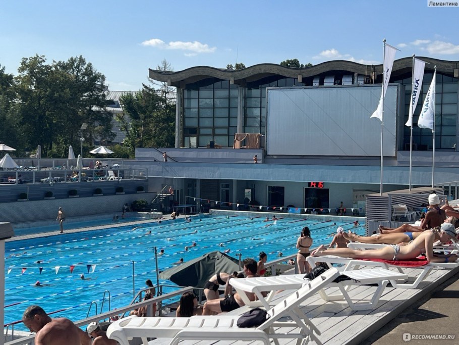 Москва бассейн Чайка под открытым небом