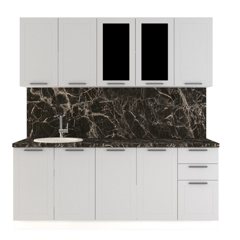 Кухня угловая Валерия (Базис)