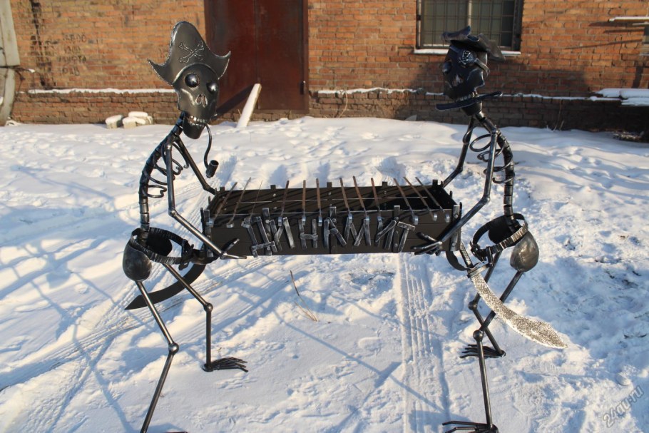 Мангалы скелеты из металла