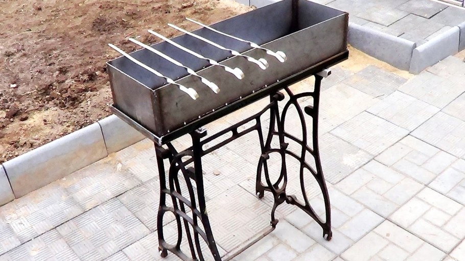 Шашлычница из металла