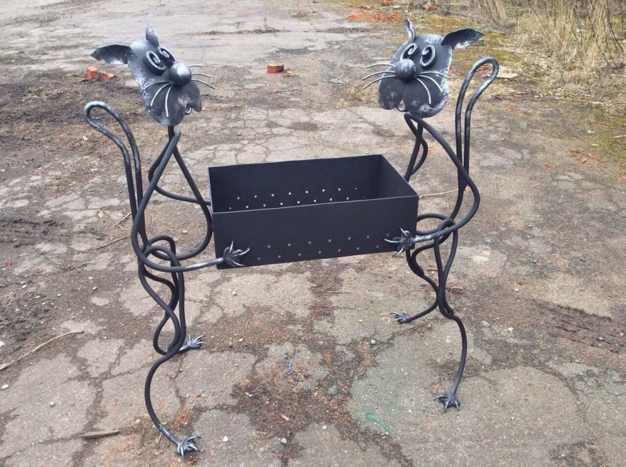 Самодельный мангал