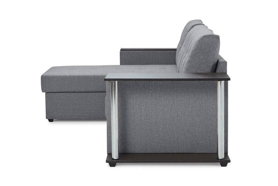 Диван Атланта угловой серый