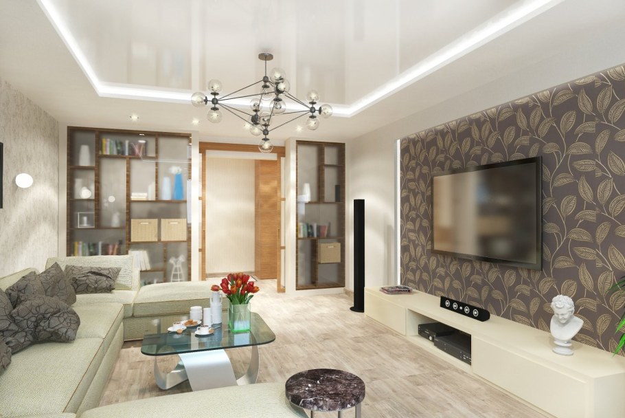 Кухня студия Неоклассика 20кв