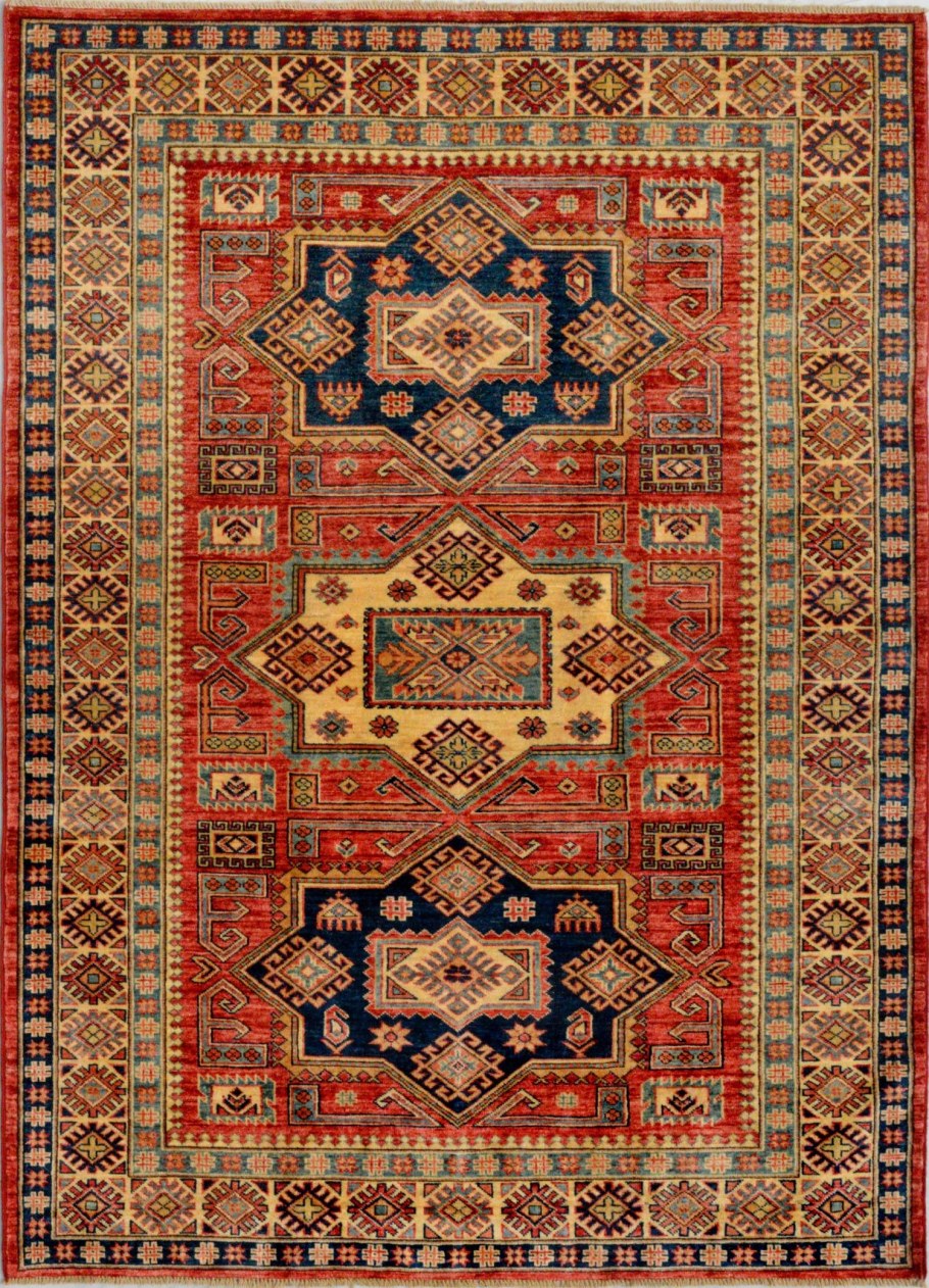 Палас на пол терракотового цвета