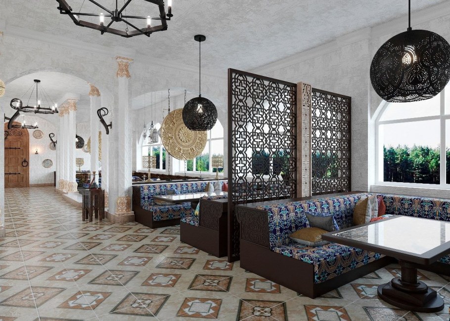 Кафе в арабском стиле