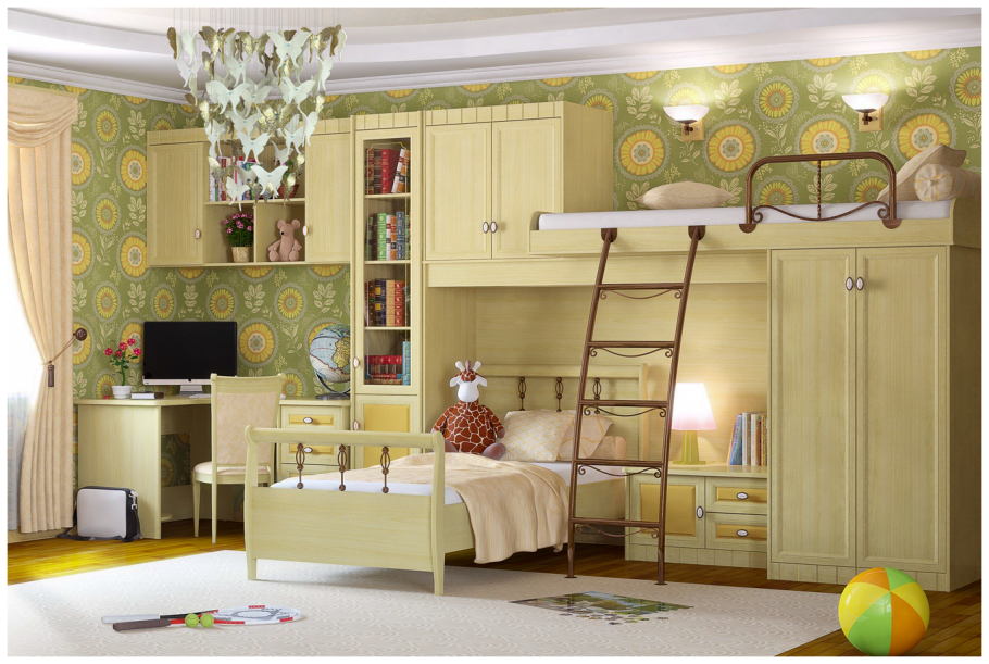 Итальянские мотивы детская мебель Гармония
