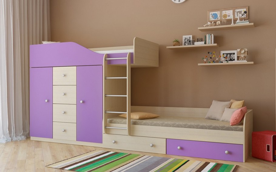 Двухъярусная кровать Астра 6