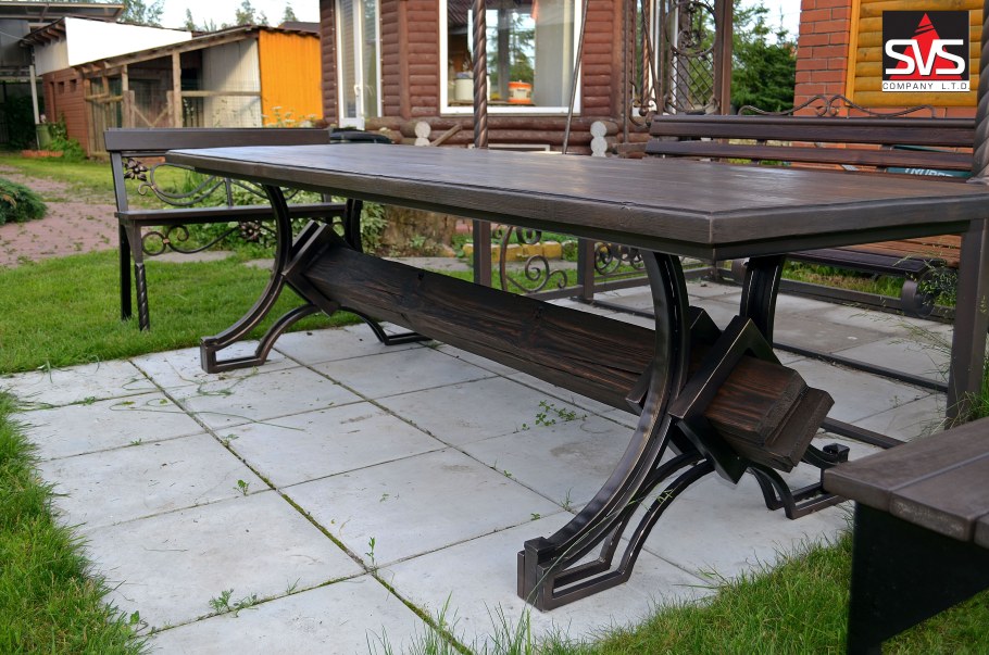 Лавка из профильной трубы 40х20