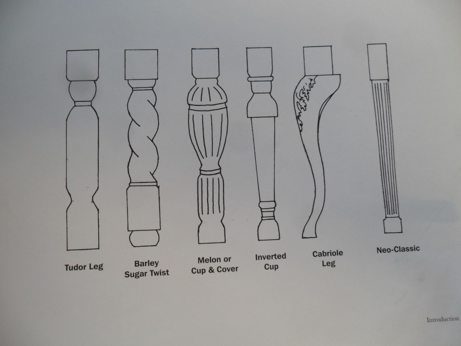 Чертеж ножки табурета